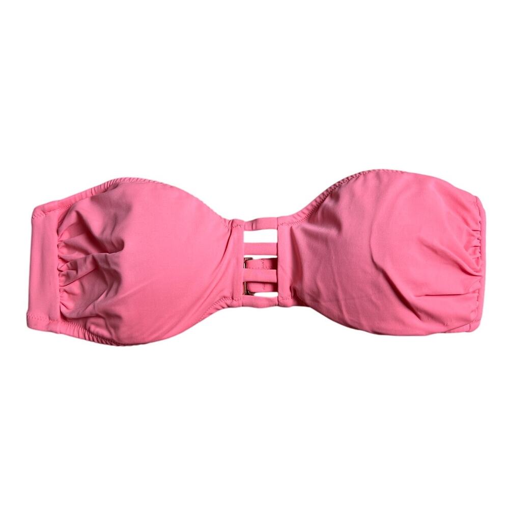 Victoria Secret Strapless Pink Bikini Top Size Large